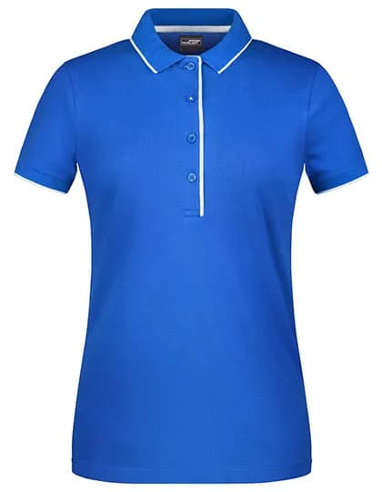 Ladies´ Polo Stripe - Royal/White