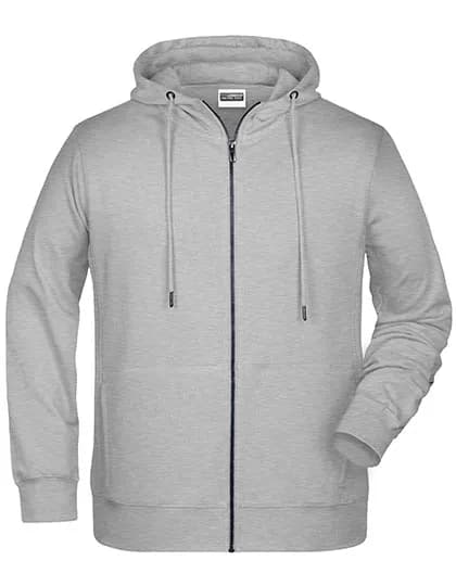 Men´s Zip-Hoody - Grey Heather