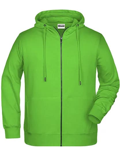 Men´s Zip-Hoody - Lime Green