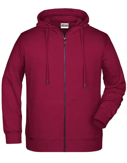 Men´s Zip-Hoody - Wine