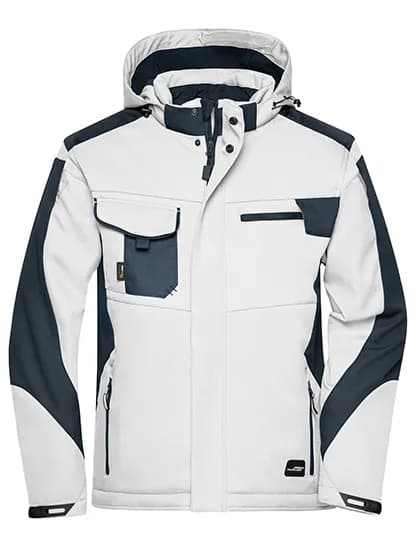 Craftsmen Softshell Jacket -STRONG- - White/Carbon