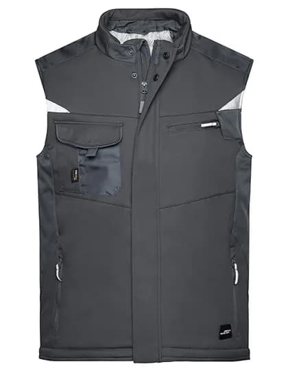 Craftsmen Softshell Vest -STRONG- - Black/Black