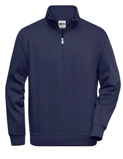 Workwear Half Zip Sweat - Navy