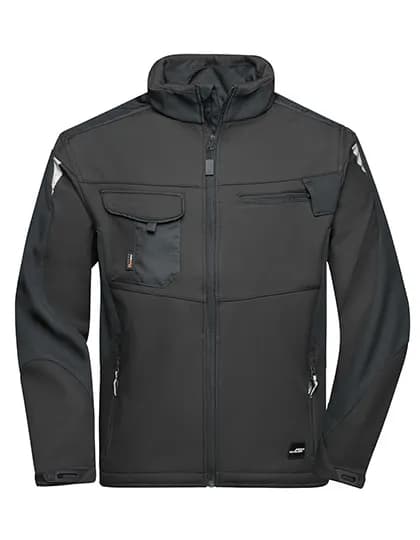 Workwear Softshell Jacket -STRONG- - Black/Black