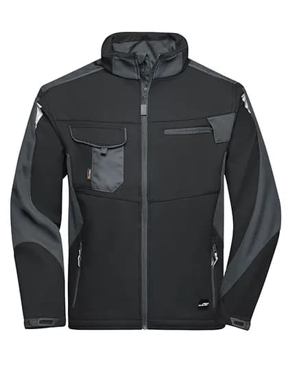 Workwear Softshell Jacket -STRONG- - Black/Carbon