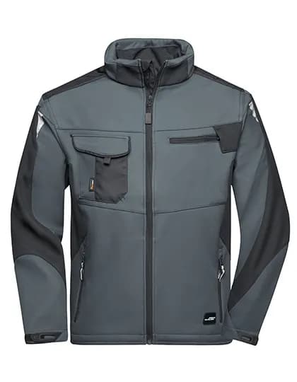 Workwear Softshell Jacket -STRONG- - Carbon/Black