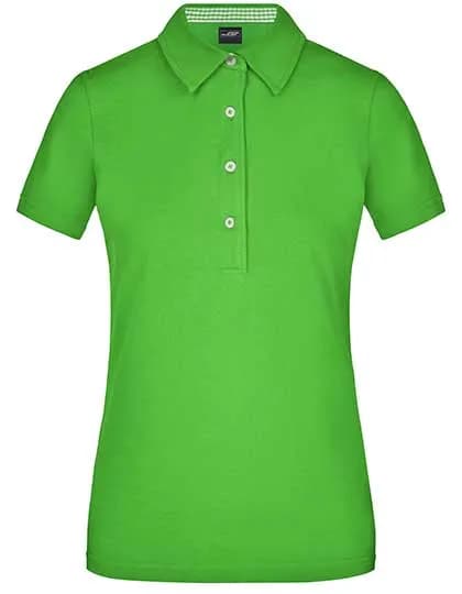 Ladies´ Plain Polo - Lime Green/Lime Green/White