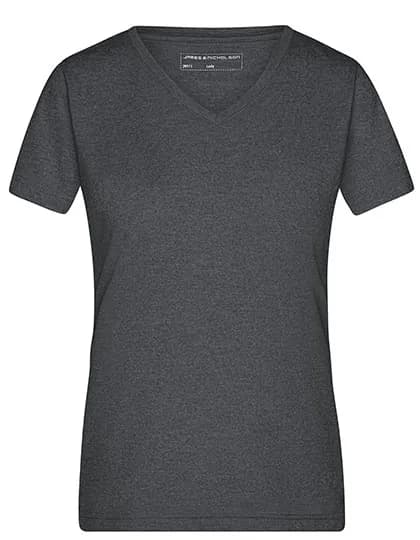 Ladies´ Heather T-Shirt - Black Melange