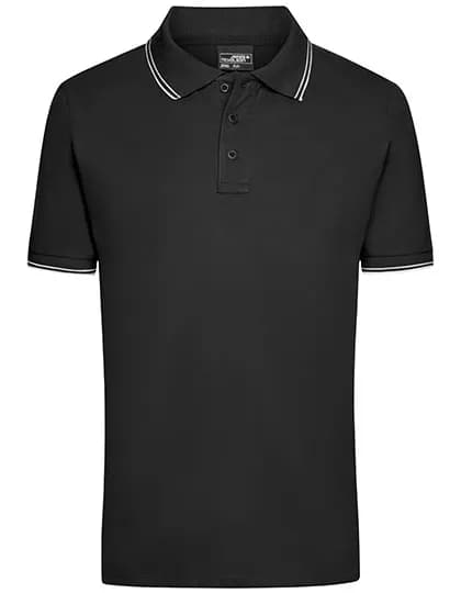 Men´s Polo - Black/White