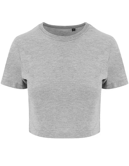Women´s Tri-Blend Cropped T - Heather Grey