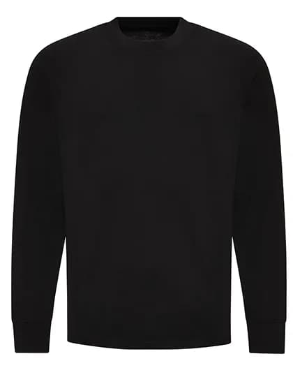 Oversize 100 Long Sleeve T - Deep Black
