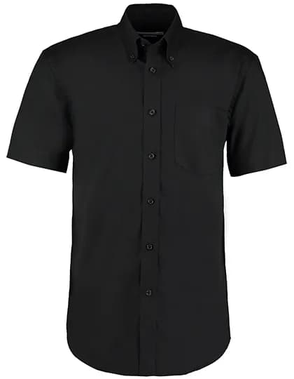 Men´s Classic Fit Premium Oxford Shirt Short Sleeve - Black