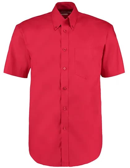Men´s Classic Fit Premium Oxford Shirt Short Sleeve - Red