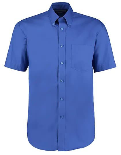 Men´s Classic Fit Premium Oxford Shirt Short Sleeve - Royal