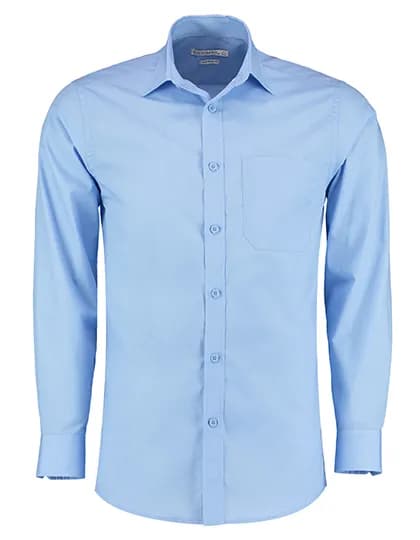 Men´s Tailored Fit Poplin Shirt Long Sleeve - Light Blue