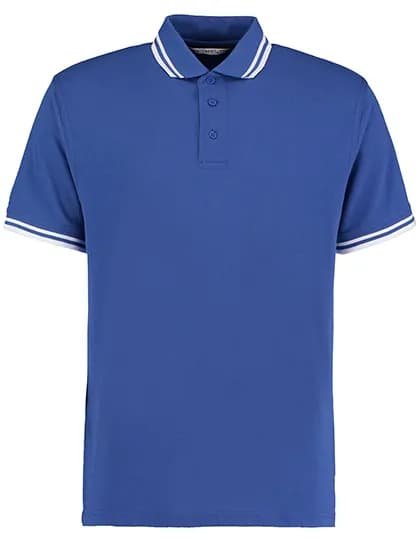 Classic Fit Superwash® 60º Tipped Collar Polo - Royal/White