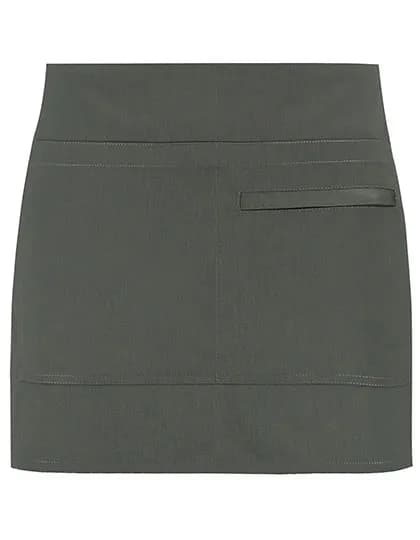 Short Superwash® 60º Bar Apron Unisex - Dark Grey