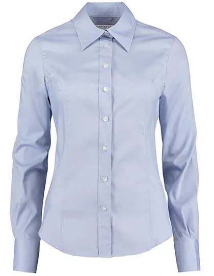 Women´s Tailored Fit Corporate Oxford Shirt Long Sleeve - Light Blue