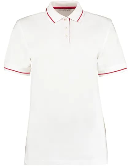 Women´s Classic Fit St. Mellion Polo - White/Red