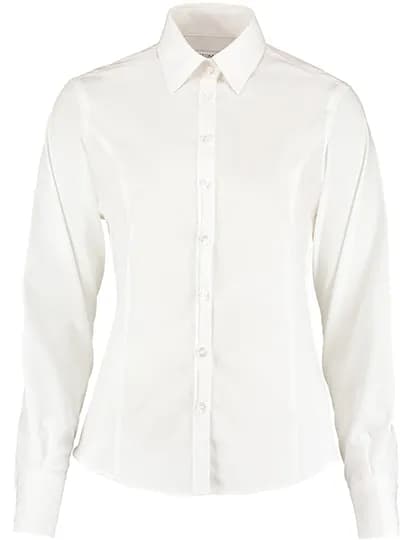 Women´s Tailored Fit Business Shirt Long Sleeve - White