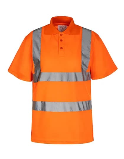 Hi-Vis Basic Polo Shirt Liverpool - Signal Orange