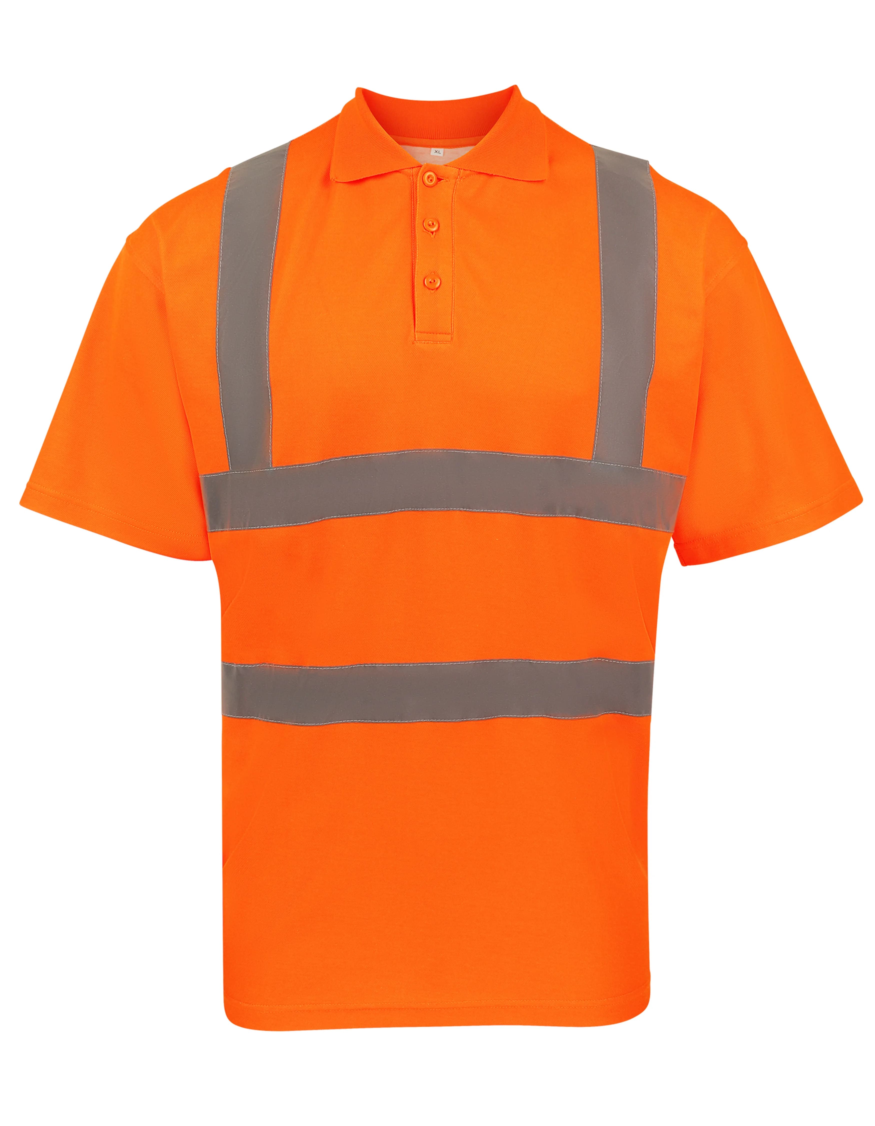 High-End Polycotton Hi-Vis Polo Shirt Cambridge - Signal Orange