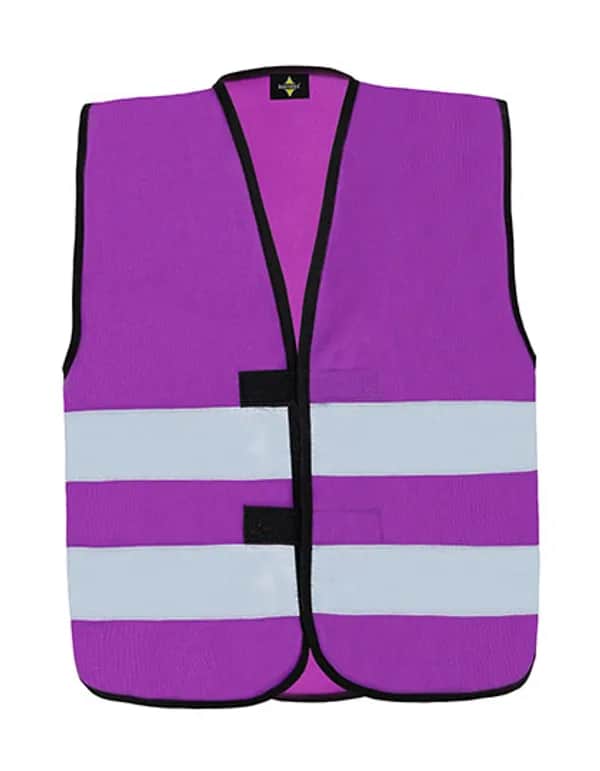 Kids´ Hi-Vis Functional Safety Vest Aarhus - Violett