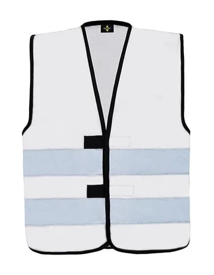 Kids´ Hi-Vis Functional Safety Vest Aarhus - White