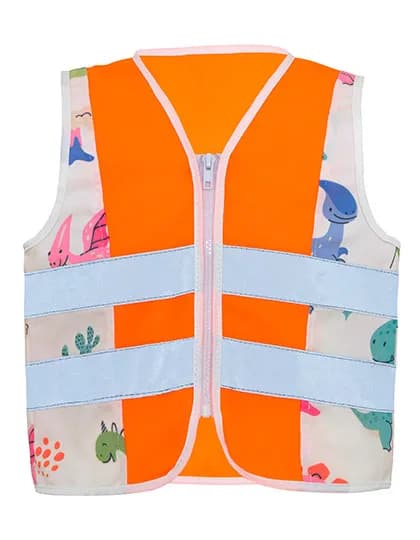 Children´s Safety Vest Action Dinosaurs CO² Neutral - Brachiosaurus