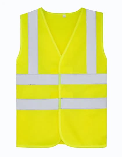Childrens Safety Vest Esbjerg - 4 Reflective Stripes - Signal Yellow