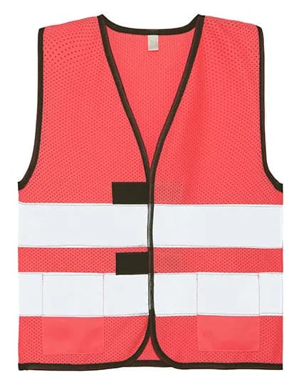 Mesh Safety Vest for Children Korfu - Neon Pink