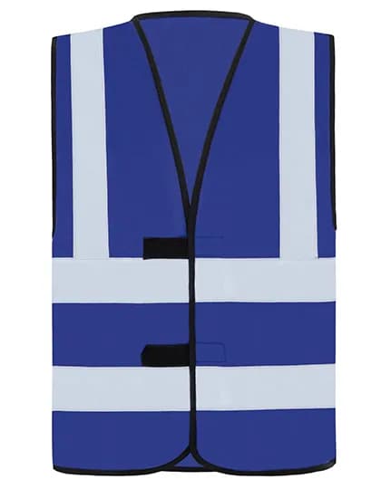 Hi-Vis Safety Vest With 4 Reflective Stripes Hannover - Royal Blue