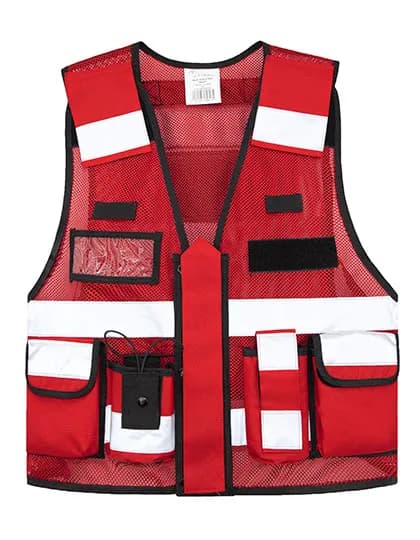 Mesh Tactical Vest Sparta - Red
