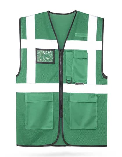 Mesh Multifunctional Vest Larisa - Forest Green
