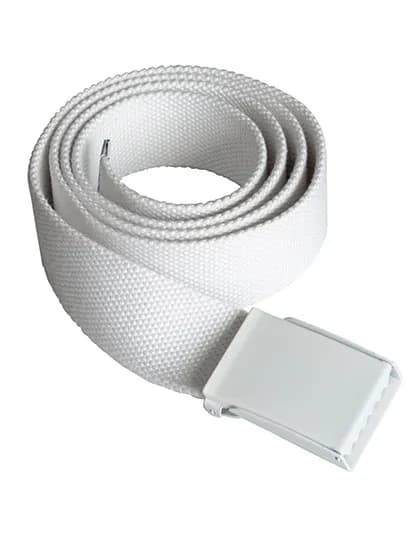 Trendy Promotional Belt Basel - White