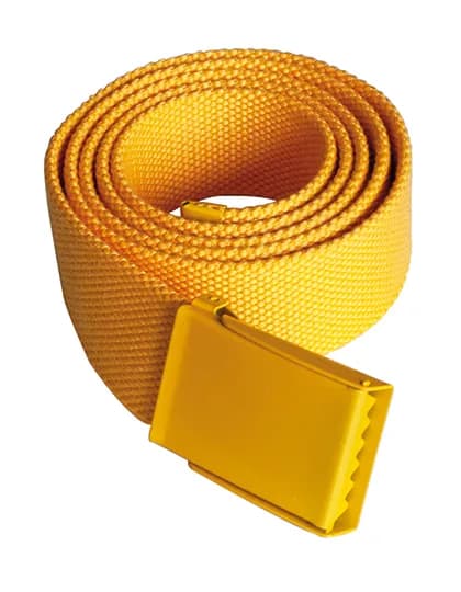 Trendy Promotional Belt Basel - Yellow