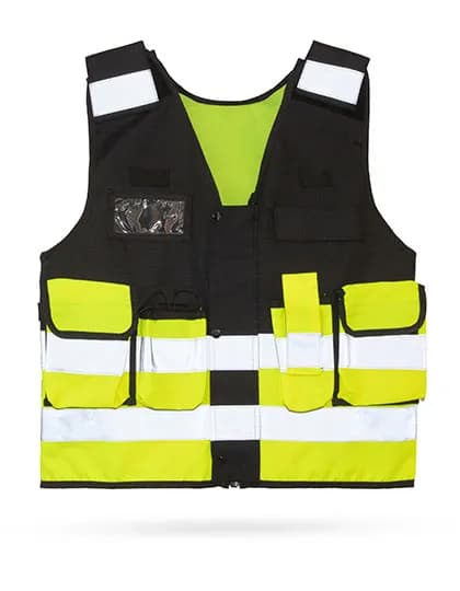 Tactical safety vest Stammheim - Black/Signal Yellow
