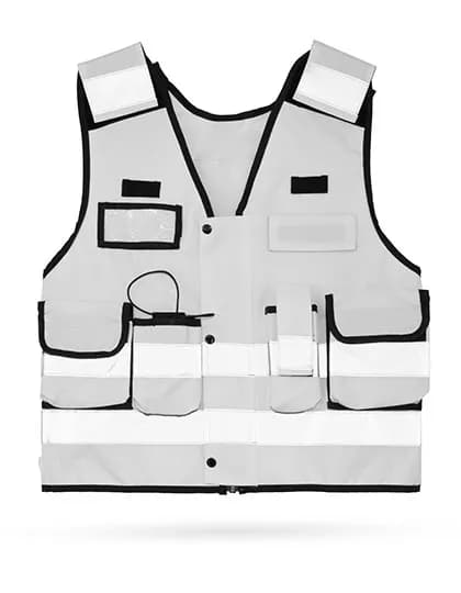 Tactical safety vest Stammheim - White