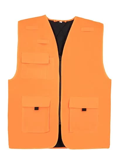 Padded Multifunctional Work Vest Kiel CO² Neutral - Signal Orange
