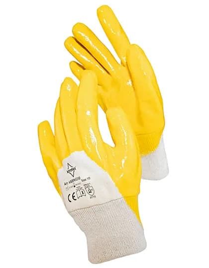 Nitrile Coated Cotton Gloves Istanbul - Yellow