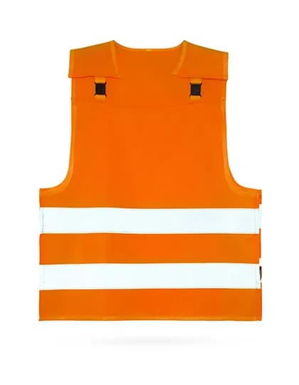 Children´s Safety Poncho with anti-strangulation system Koge - Signal Orange
