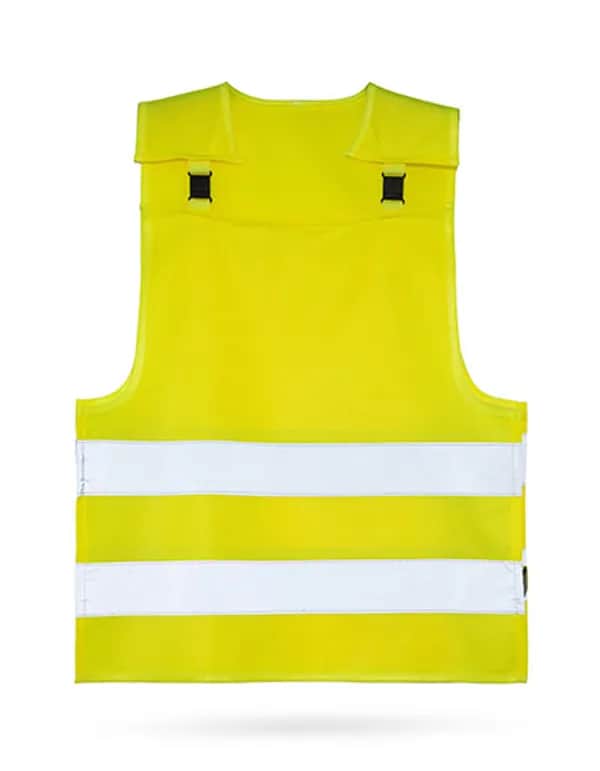Children´s Safety Poncho with anti-strangulation system Koge - Signal Yellow