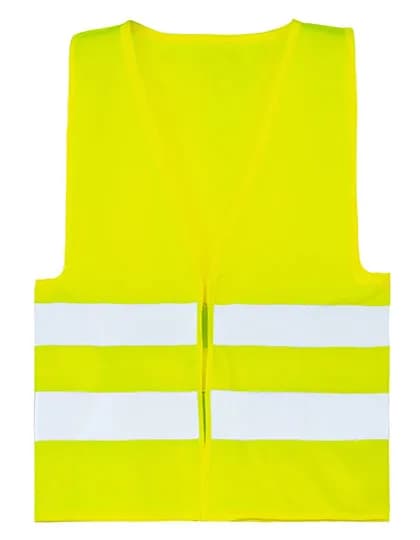 Children´s Safety vest in mini vacuum packaging Billund - Signal Yellow