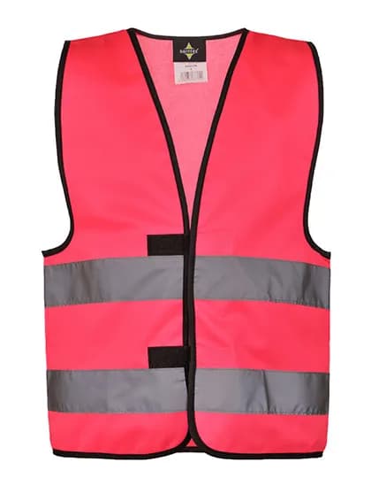 Kids´ Hi-Vis Safety Vest Aarhus - Neon Pink