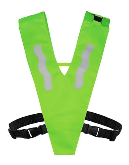 Kids´ Hi-Vis Safety Collar Haiti With Safety Clasp - Neon Green