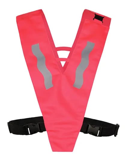 Kids´ Hi-Vis Safety Collar Haiti With Safety Clasp - Neon Pink
