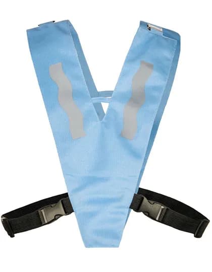 Kids´ Hi-Vis Safety Collar Haiti With Safety Clasp - Sky Blue