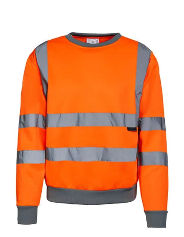 Hi-Vis Workwear Sweatshirt Limerick - Signal Orange
