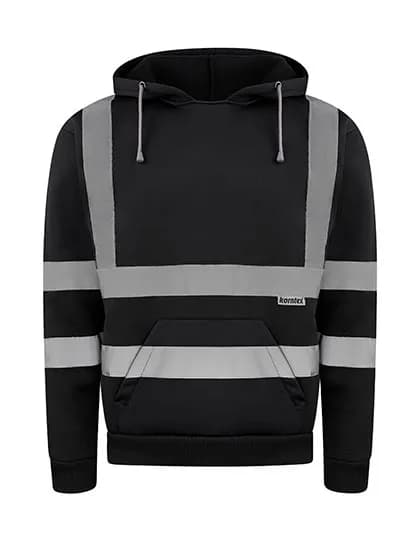 Hi-Vis Workwear Hoody Cork - Black