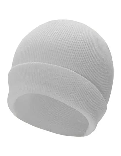 Premium Knitted Beanie Strasbourg - White